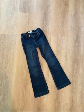 Abercrombie Kids Dark Blue Low Rise Boot Cut Jeans